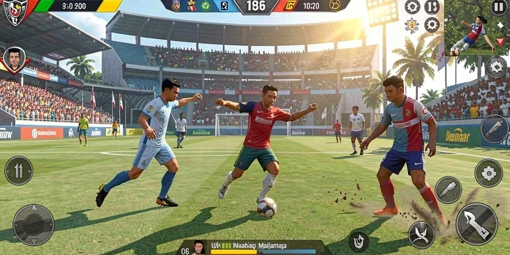 Fitur kompetisi yang menambah keseruan bermain.