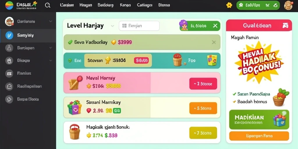 Screenshot fitur leaderboard yang menunjukkan peringkat pemain.