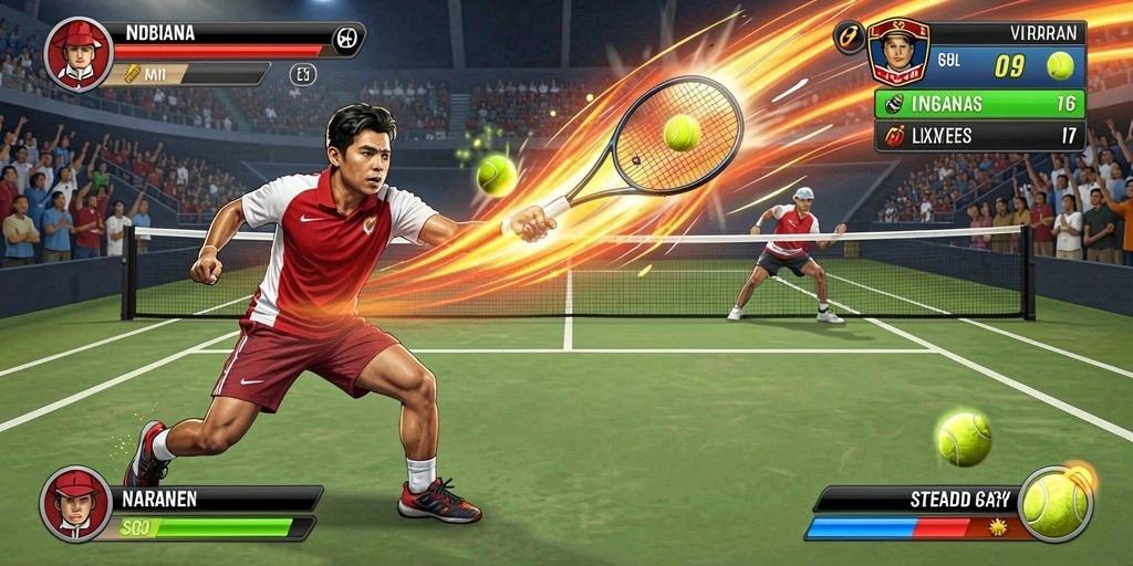 Momen seru dalam mode multiplayer bersama teman.